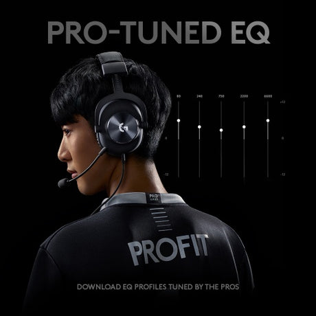 Logitech G PRO X Laidinės žaidimų ausinės, Juoda