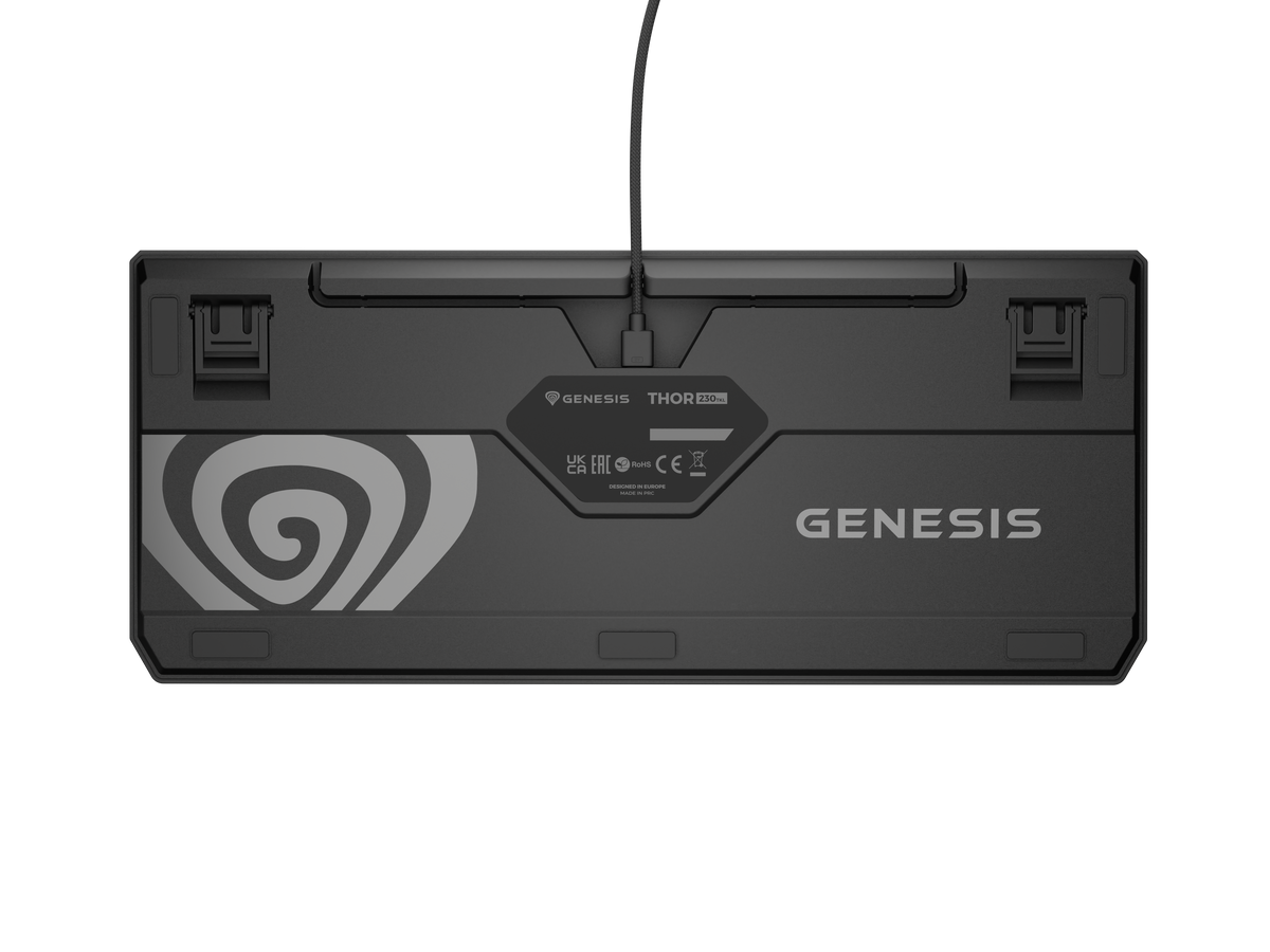 Genesis | THOR 230 | Mechanical Gaming Keyboard | Wired | US | Outemu Red | Anchor Gray Positive