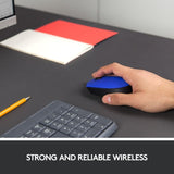 Logitech M171 Belaidė pelė RF Wireless, 1000 DPI, Blue/Black