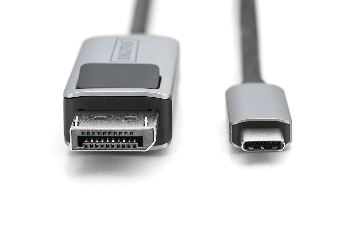 Digitus | Bi-directional Adapter Cable | DB-300334-020-S | USB-C to DP Display Port