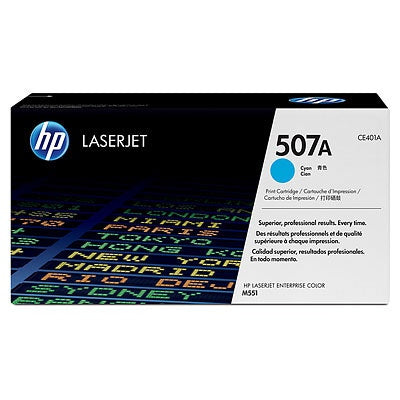 HP 507A (CE401A) Lazerinė kasetė, Žydra