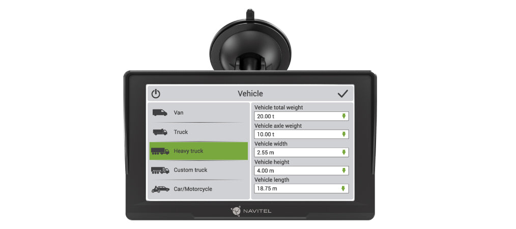Navitel | GPS Navigator | E777 TRUCK | GPS (satellite) | 800 x 480 | Maps included