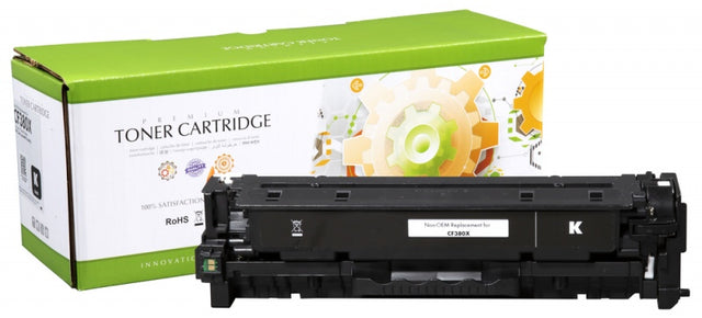 Static Control Lazerinė kasetė juoda, suderinama su HP 312X (CF380X)