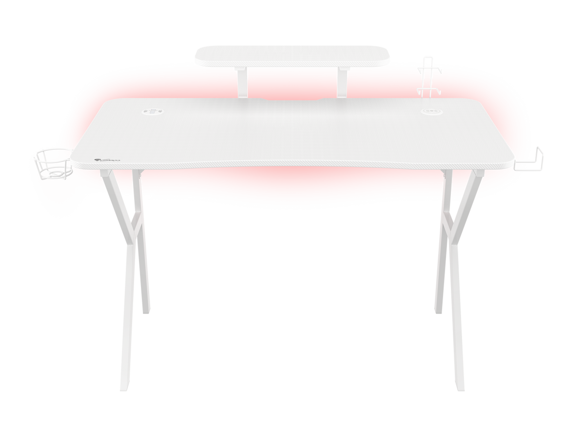 Genesis | Gaming Desk | Holm 320 RGB | White
