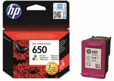 HP 650 Tri-color (CZ102AE) Rašalinė kasetė, CMY