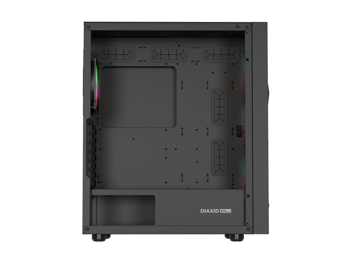 Genesis Gaming PC Case | Diaxid 605 ARGB | Midi Tower | Black
