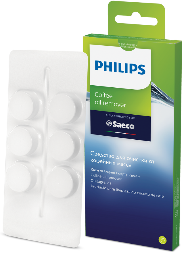 Philips | Coffee oil removal tablets, 6pcs | CA6704/10