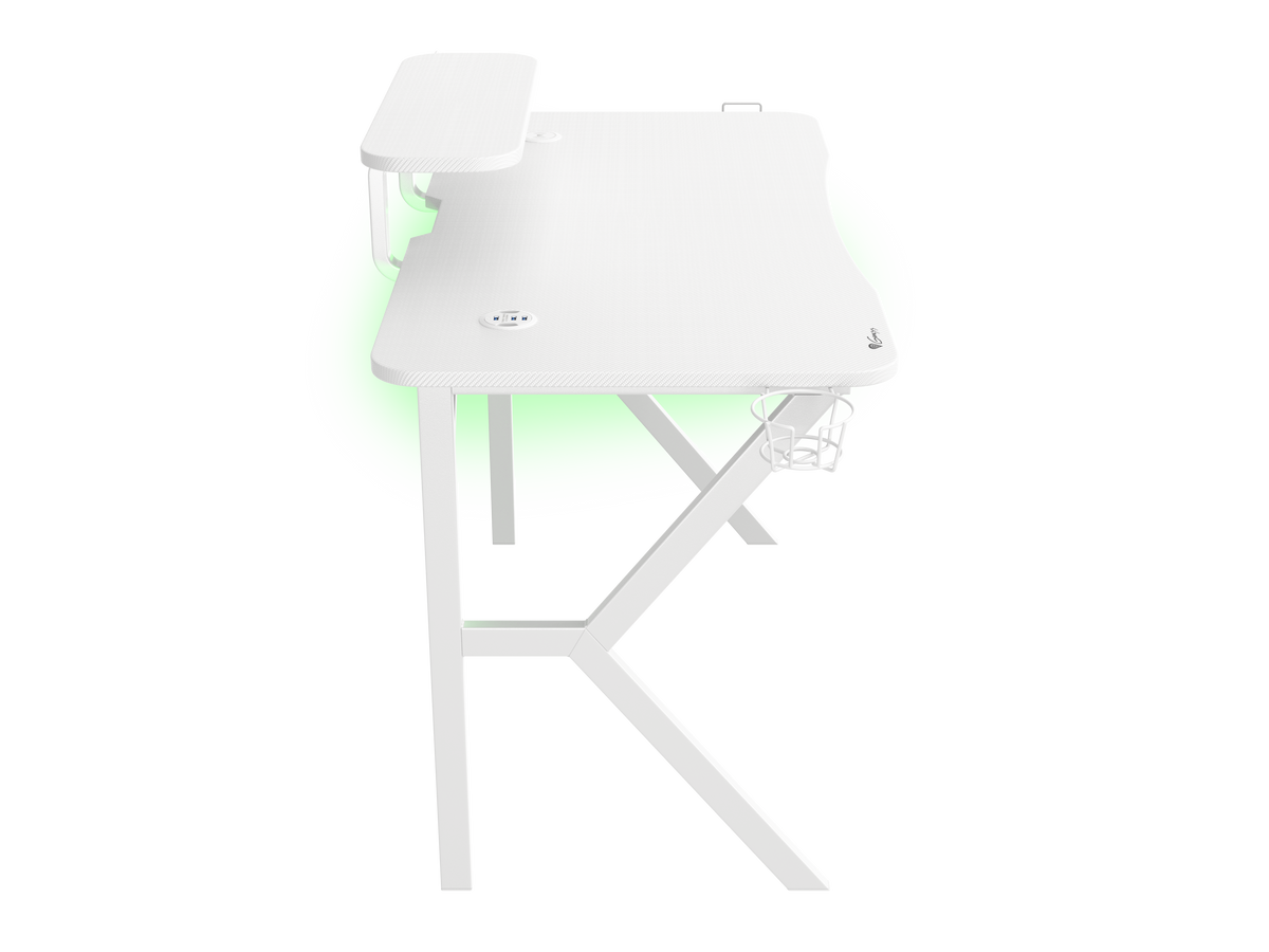 Genesis | Gaming Desk | Holm 320 RGB | White