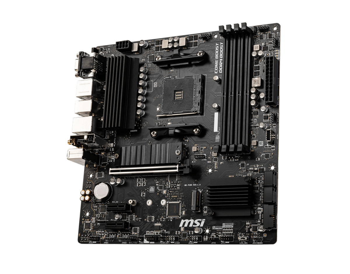 MSI | B550M PRO-VDH WIFI | Processor family AMD | Processor socket AM4 | DDR4 | Memory slots 4 | Chipset AMD B | Micro ATX