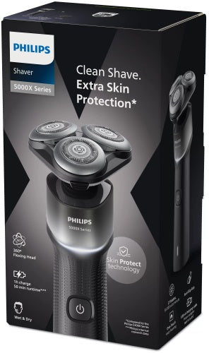 Philips 5000X Series X5004/00 Wet &amp; Dry Barzdaskutė, Juoda