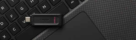 Kingston | USB Flash Drive | DataTraveler 70 | 256 GB | USB Type-C | Black