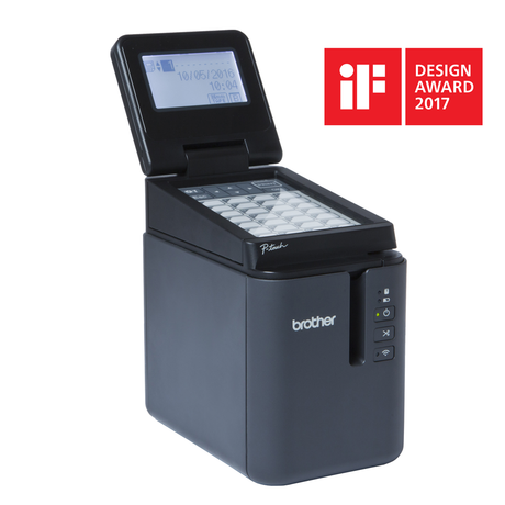 Brother PTP950NW | Mono | Thermal transfer | PC Professional label printer | Wi-Fi | Black