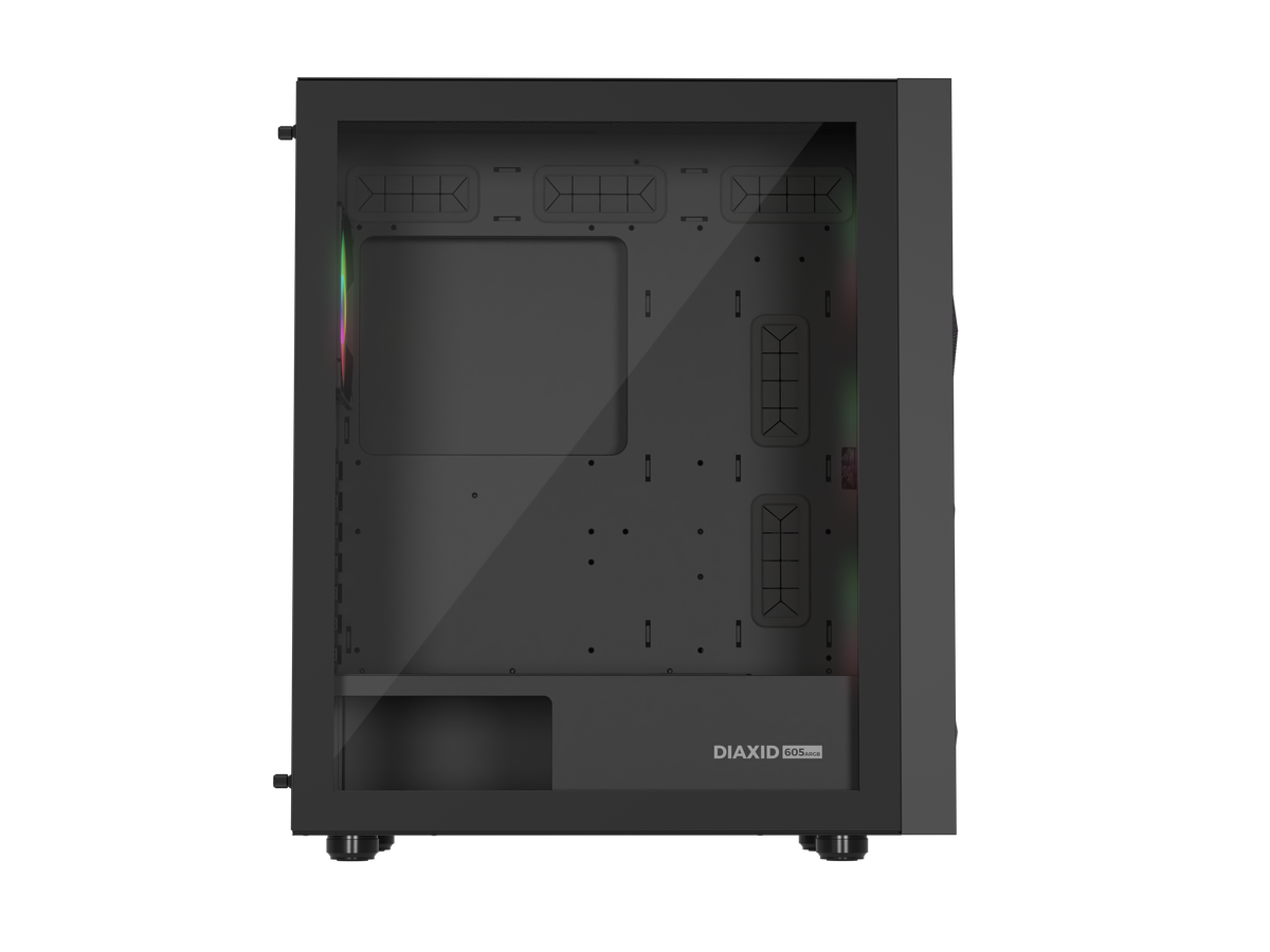 Genesis Gaming PC Case | Diaxid 605 ARGB | Midi Tower | Black