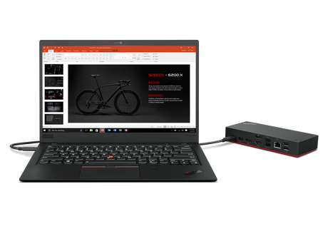 Lenovo ThinkPad Universal USB-C Dock (40AY0090EU) Jungčių stotelė, Juoda