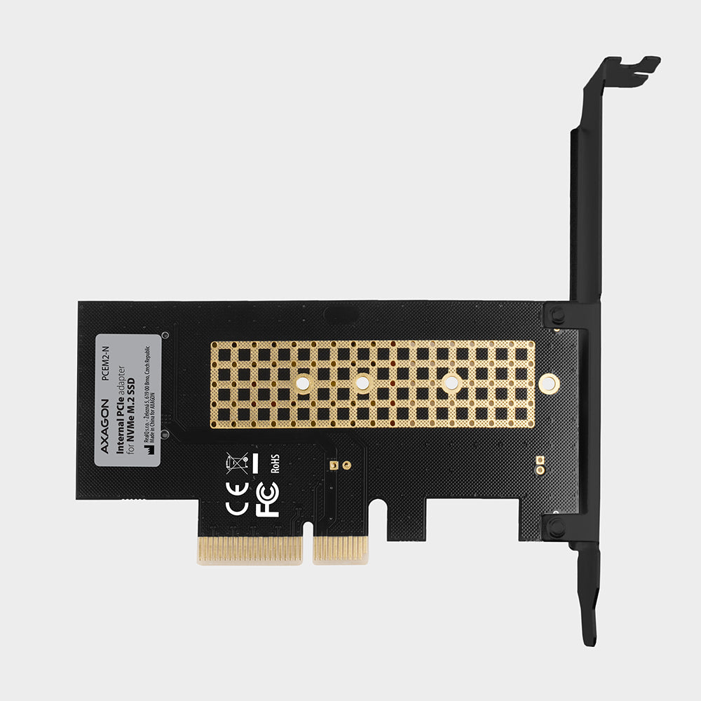 AXAGON The PCI-Express x4 internal adapter for connecting an NVMe M.2 SSD disk to a computer | PCEM2-N