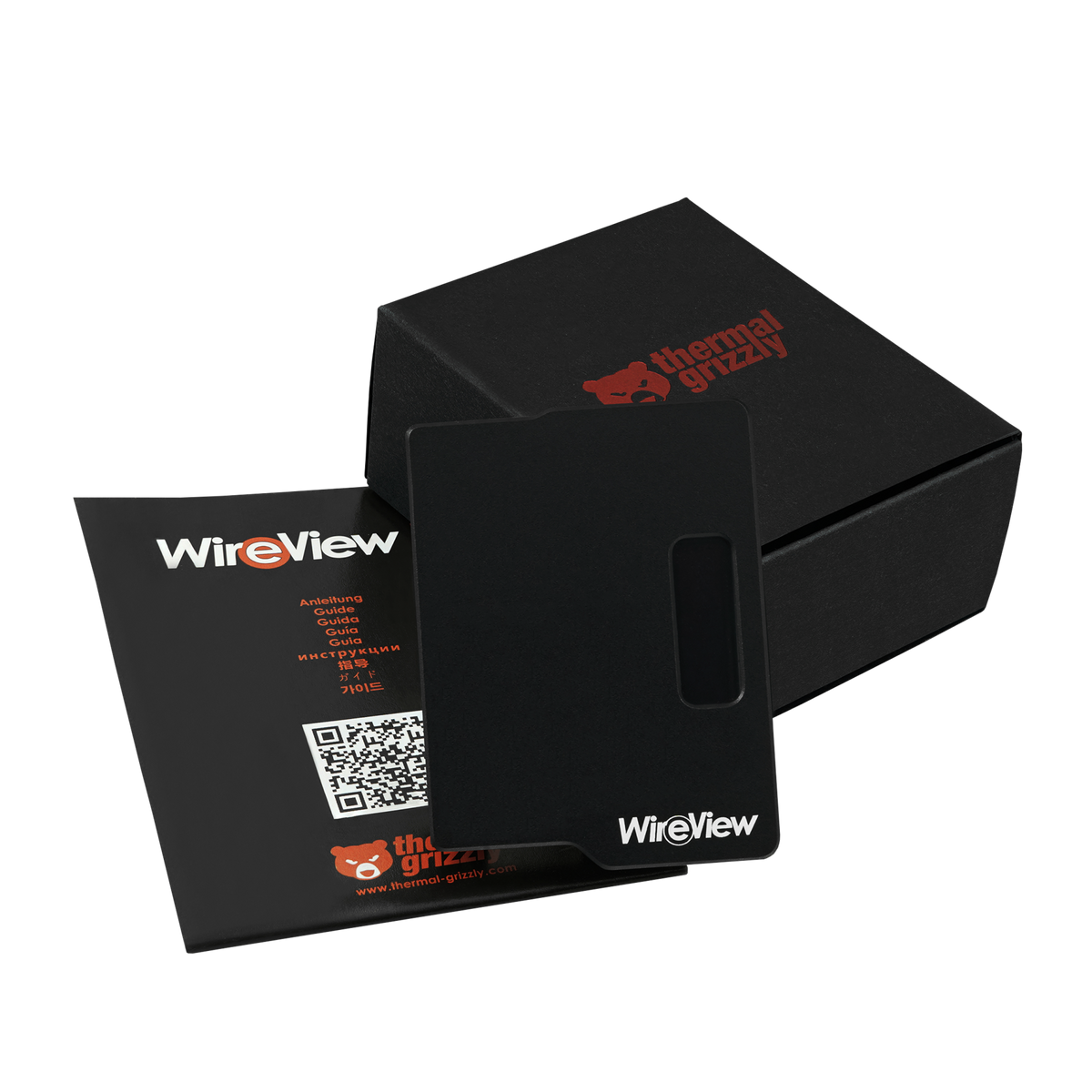 Thermal Grizzly | WireView | GPU 1x12VHPWR to 3x8Pin Normal | Black | N/A