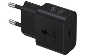 Samsung EP-T2510 25W AC Maitinimo adapteris USB-C + Kabelis USB-C, Juoda