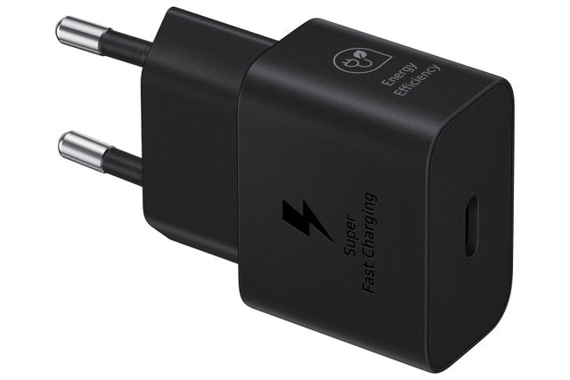 Samsung EP-T2510 25W AC Maitinimo adapteris USB-C + Kabelis USB-C, Juoda
