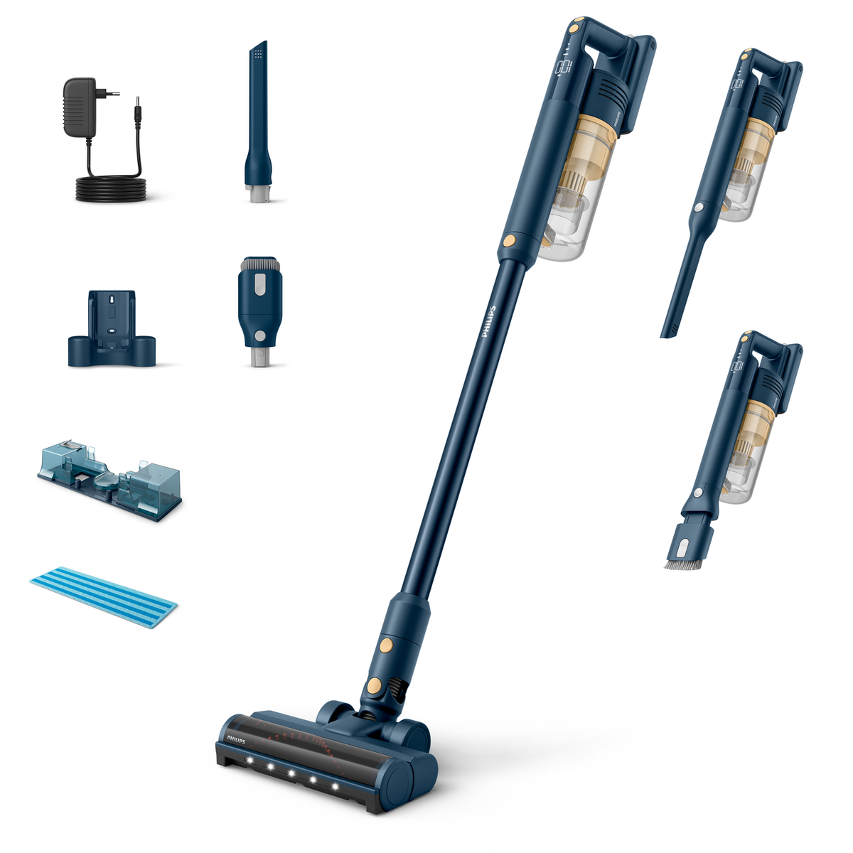 Philips | Vacuum cleaner | XC5043/01 Aqua | Cordless operating | - W | 25.2 V | Operating time (max) 60 min | Light yellow | Warranty 24 month(s)