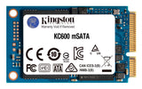 Kingston | KC600 | 512 GB | Solid-state drive interface mSATA | Read speed 550 MB/s | Write speed 520 MB/s