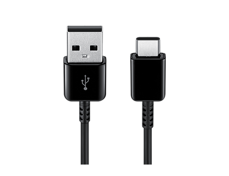 Samsung EP-DG930 USB-A Male į USB-C Male Kabelis 1.5m, Juoda