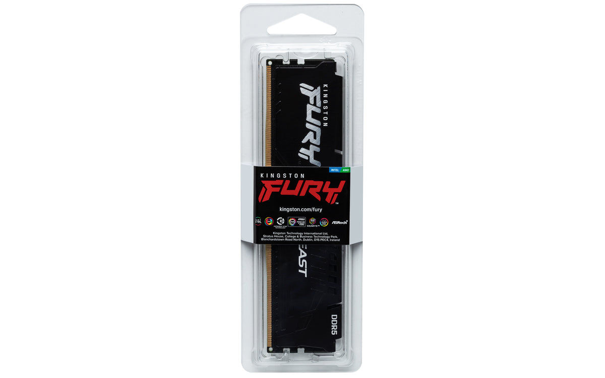 Kingston KF564C32BBE-16 16GB 6400MT/s DDR5 CL32 DIMM FURY Beast Black EXPO | Kingston