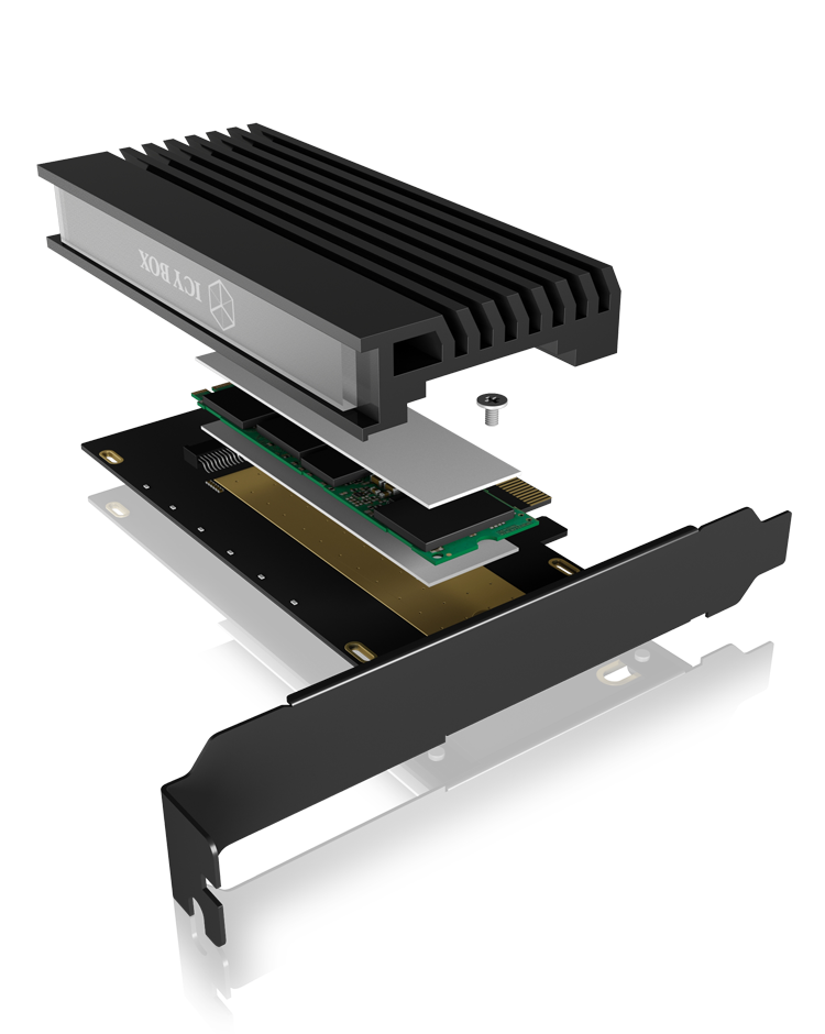 Raidsonic | ICY BOX | PCIe card with M.2 M-Key socket for one M.2 NVMe SSD