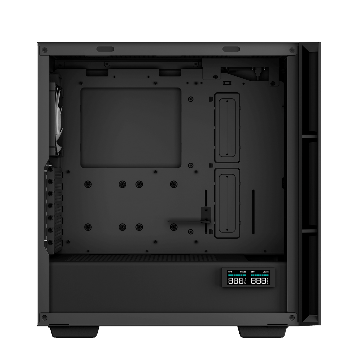 Deepcool | MID TOWER CASE | CH560 Digital | Side window | Mid-Tower | ATX PS2 | Black