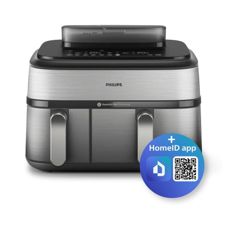Philips 5000 Series NA555/00 Karšto oro gruzdintuvė 9 L 2750 W, Silver