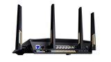 Asus | Dual-band WiFi 7 AiMesh Extendable Performance Router | RT-BE88U | 802.11be | 10/100/1000 Mbit/s | Ethernet LAN (RJ-45) ports 4 | Mesh Support Yes | MU-MiMO Yes | 3G/4G data sharing | Antenna type External