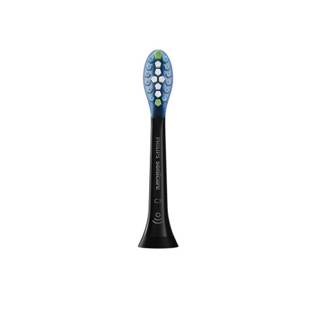 Philips C3 Premium Plaque Defence HX9045/88 Sonic Dantų šepetėlio galvutės, Juoda