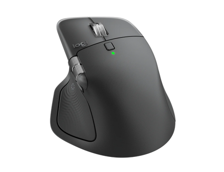 Logitech MX Master 4 Belaidė pelė RF Wireless + Bluetooth, 8000 DPI, Graphite