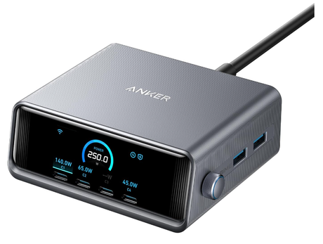 Anker Prime Charger (250W, 6 Ports, GaNPrime) | A2345341