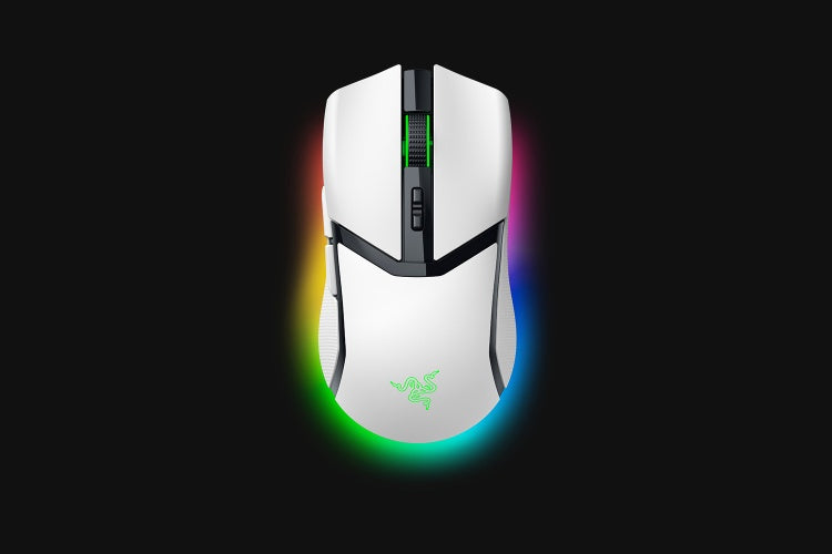 Razer Cobra Pro Belaidė žaidimų pelė RF Wireless + Bluetooth + USB-C, 30000 DPI, Balta