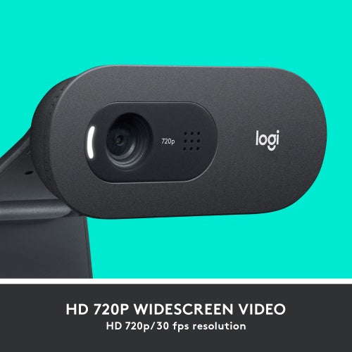 Logitech C505 HD Internetinė kamera HD 1280x720, USB, Graphite