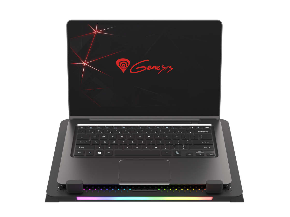Genesis | Laptop Cooling Pad | OXID 450 | 260 x 360 x 40 mm | Black