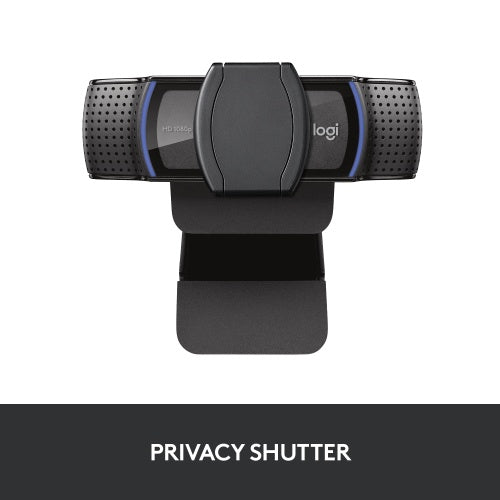 Logitech C920s PRO HD Internetinė kamera FHD 1920x1080, USB-A, Juoda