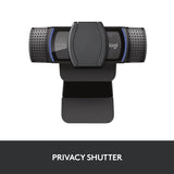Logitech C920s PRO HD Internetinė kamera FHD 1920x1080, USB-A, Juoda