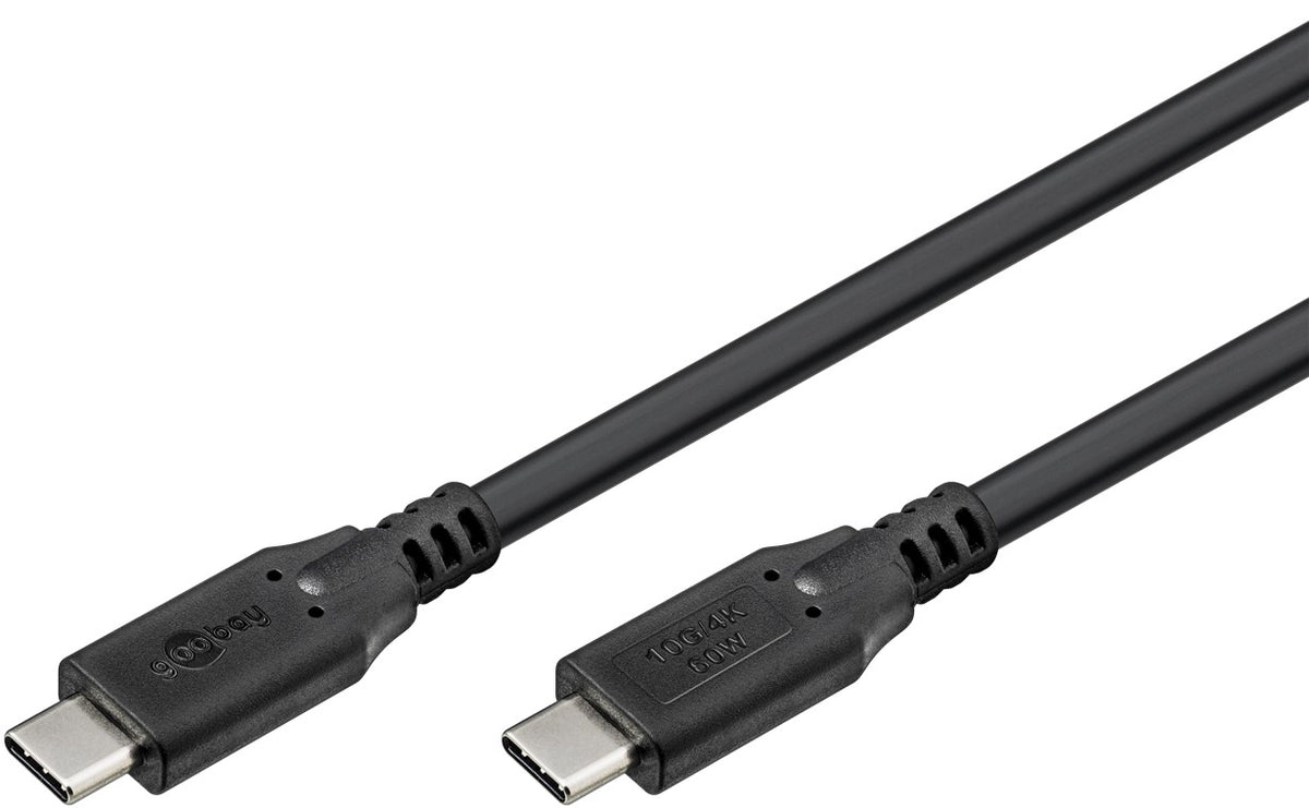 Goobay | USB-C Cable, USB 3.2, 60 W, 10 Gbit/s, Power Delivery | 74205