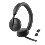 Dell | On-Ear Headset | WL3024 | Built-in microphone | Wireless | Black