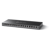 TP-LINK TL-SG116P 16-Port Gigabit Desktop Switch with 16-Port PoE+ | TP-LINK | 16-Port Gigabit Desktop Switch | TL-SG116P | Unmanaged | Desktop