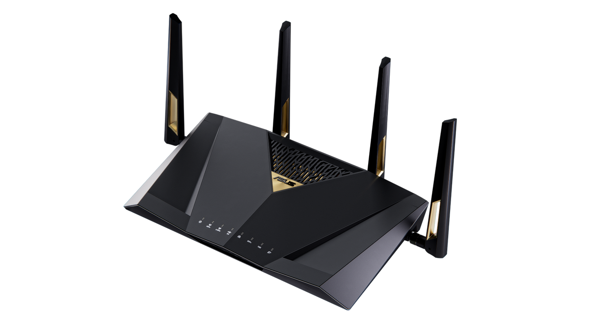 Asus | Dual-band WiFi 7 AiMesh Extendable Performance Router | RT-BE88U | 802.11be | 10/100/1000 Mbit/s | Ethernet LAN (RJ-45) ports 4 | Mesh Support Yes | MU-MiMO Yes | 3G/4G data sharing | Antenna type External