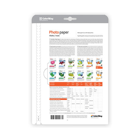 PM2201004R | Matte Photo Paper | White | 220 g/m² | 10 x 15 cm