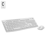 Klaviatūra belaidė Logitech Silent Wireless MK295, Balta
