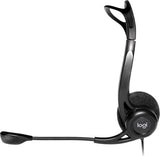 Logitech 960 Laidinės ausinės, USB-A, Juoda