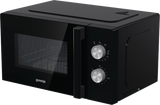 Gorenje | Microwave Oven | MO20E2BH | Free standing | 800 W | 20 L | Grill | Black