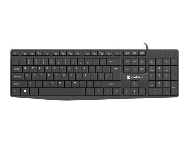 Natec | Keyboard | Nautilus NKL-1950 | Keyboard | Wired | US | Black