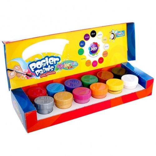 Guašas Colorino Kids 20 ml, 12 spalvų