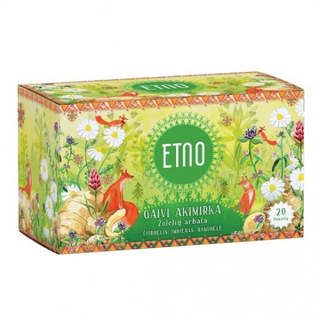 Etno Gaivi akimirka su imbieru 38g (1,8g x20 vnt.)