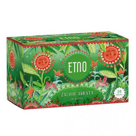 Etno Žalioji arbata su macha 40g (2gx20 vnt.) NP